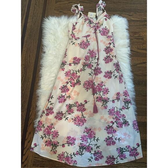 AMELIA NY floral print v-neck dress BNWT size 2 spring summer - Picture 2 of 4